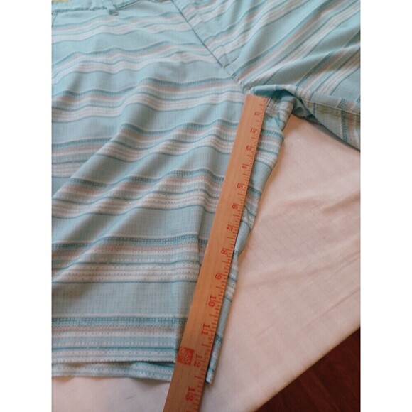 American Rag swim trunks board shorts mens 36 blue stripe surf beach active - Picture 8 of 8